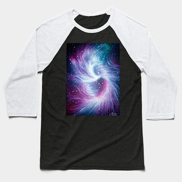 The black hole in the galactic center of Milky way Baseball T-Shirt by CORinAZONe